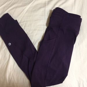 ✨plum lululemon leggings for sale!✨